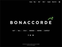 Tablet Screenshot of bonaccorde.com.au